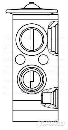 Клапан кондиционера Hyundai Tucson (04) /Kia Sp