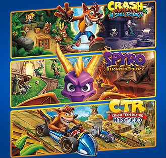 Crash + Spyro Triple Play Bundle 3в1 PS4/PS5