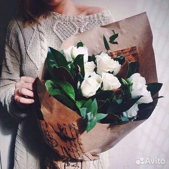 Цветы розы букет