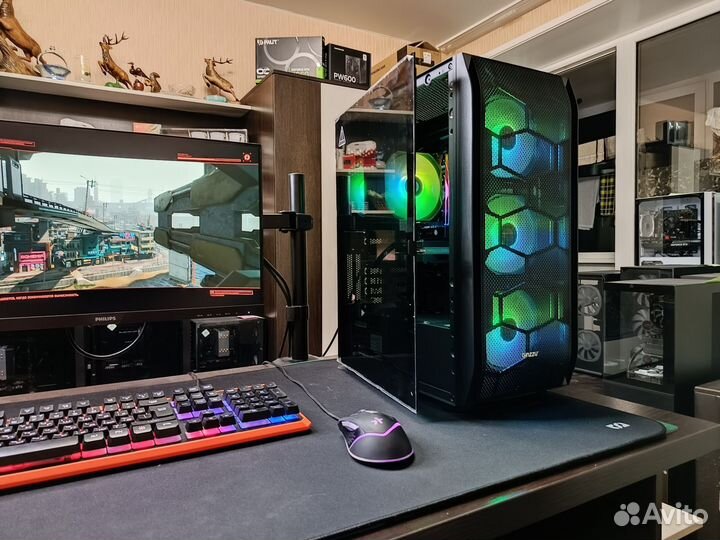 Игровой топ пк Ryzen 5 8400F+ RTX4060 Ti+ 32Gb DDR