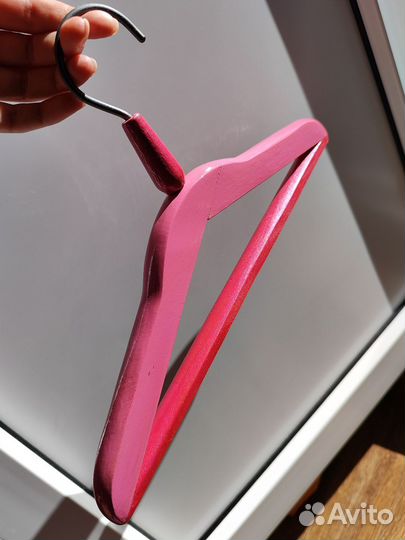 Вешалки плечики деревянные детские Барби/Barbie