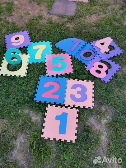 Детский коврик-пазл