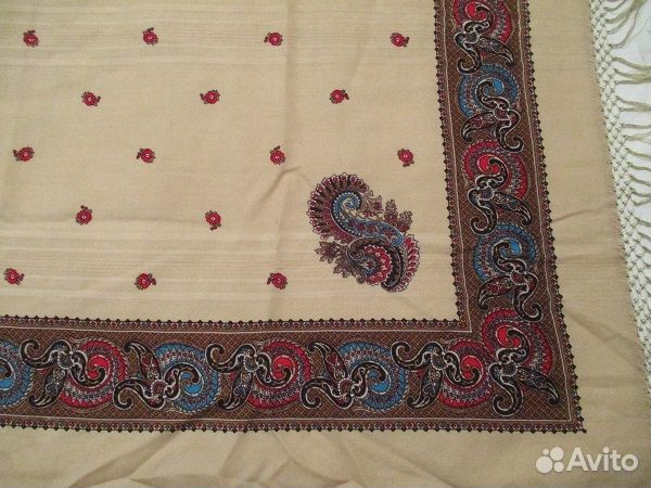 Шерстяные винтажные платки (Чехословакия)