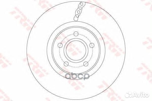 Диск тормозной ford focus II/III/C-MAX 03/volv