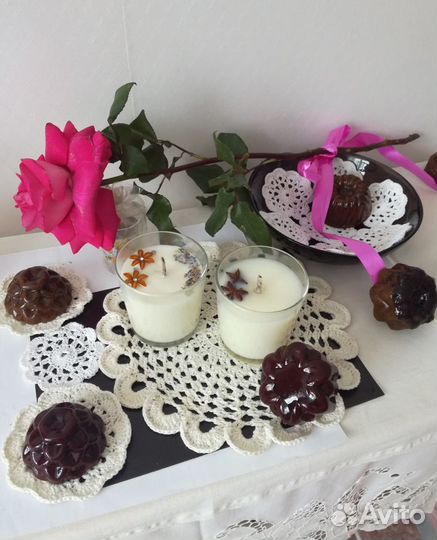 Свечи восковые ручной работы