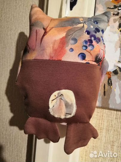 Сова с кармашком для мелочей