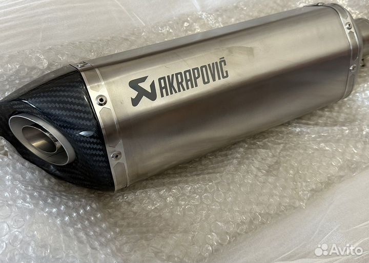 Титановый глушитель Akrapovic Выхлоп на мотоцикл