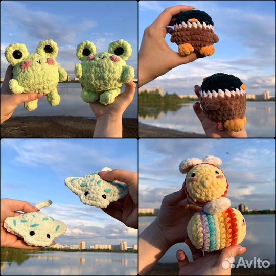 Вязаные игрушки ручной работы