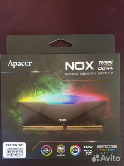 Оперативная память DDR4 3600Mhz 8gb 16gb 32gb