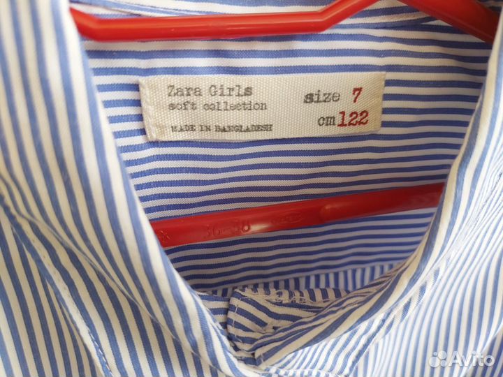 Школьные рубашки Zara, Acoola (122-128см)