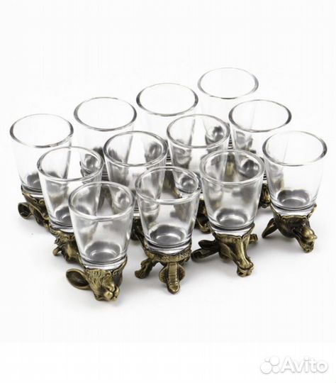 Набор рюмок перевертышей 8 марта подарок