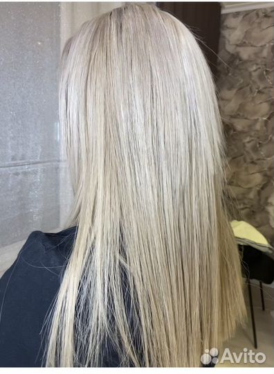 Кератиновое выпрямление волос