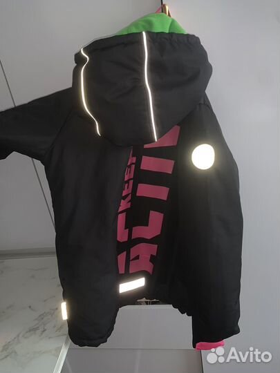 Куртка для девочки 152 button blue