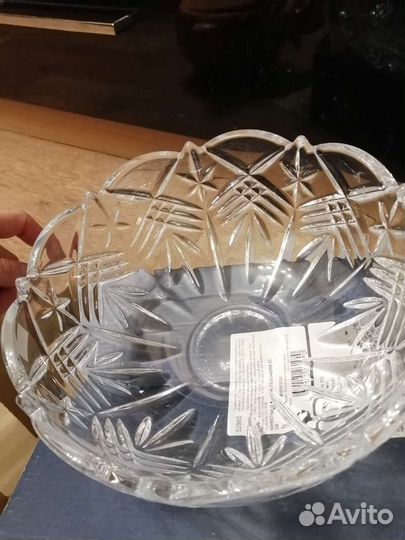 Ваза для фруктов и конфет богемия