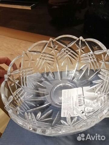 Ваза для фруктов и конфет богемия