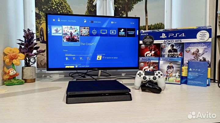 Sony playstation 4 slim +400 игр