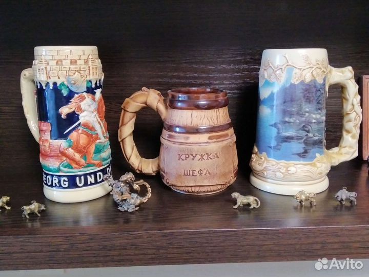 Кружки пивные керамические