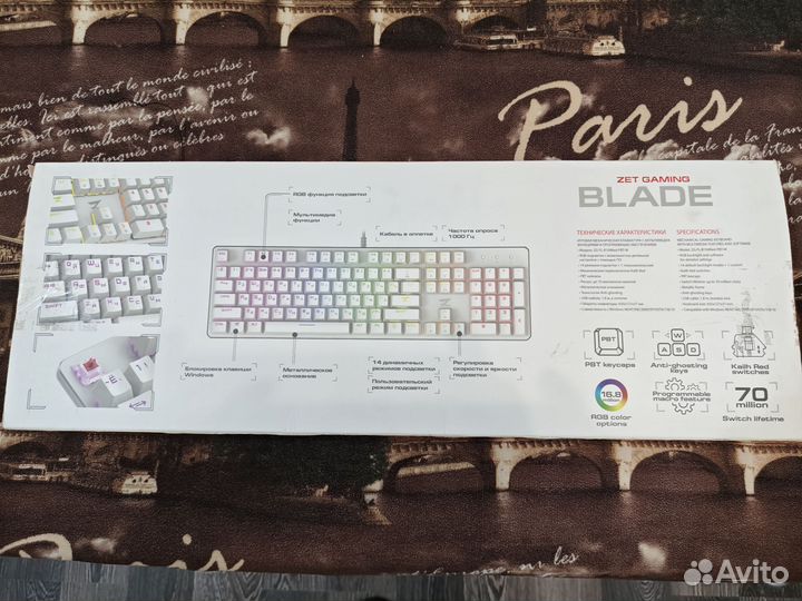 Механическая клавиатура Zet Gaming Blade Kailh Red