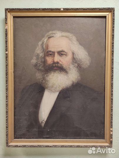 Портрет В. И. Ленина и К. Маркса