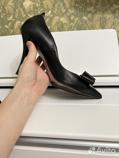 Туфли женские натуральная кожа 40 размер черные