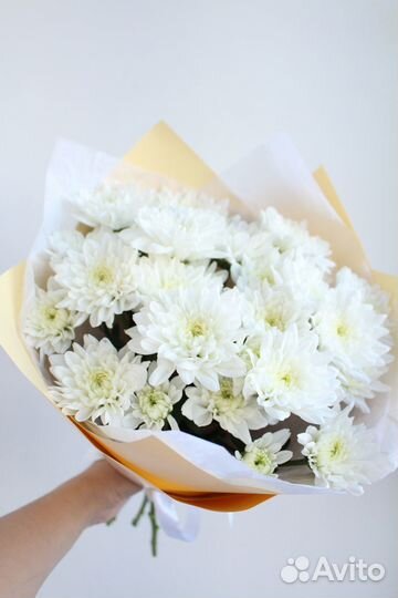 Букет цветы хризантемы