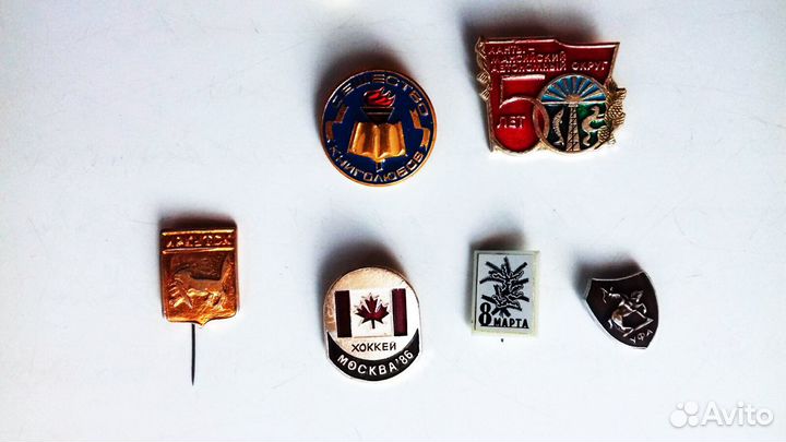 Значки советские разные и детские значки.Чебурашка