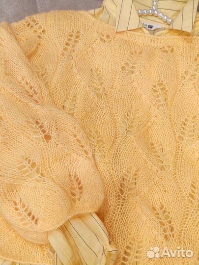 Свитер паутинка из мохера