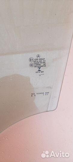 Стекло боковое мерседес-бенц GLC220 matic
