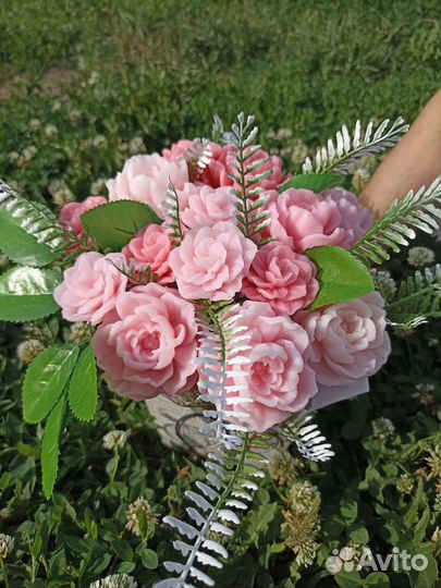 Букет цветов из мыла