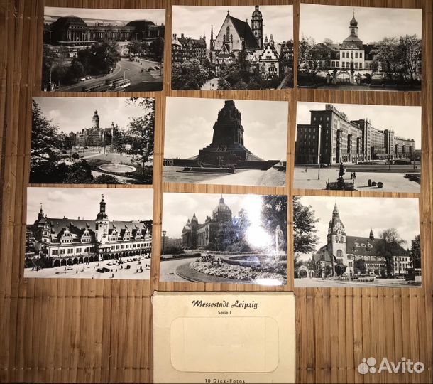 Набор мини карточек messestadt leipzig 1969 г