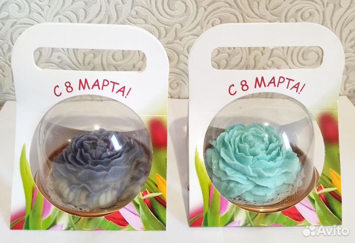 Мыло роза в куполе