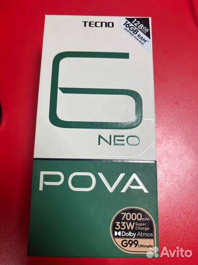 TECNO Pova 6 Neo, 8/128 ГБ