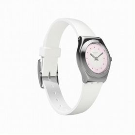 Swatch sowhite YSS316 белые с розовым