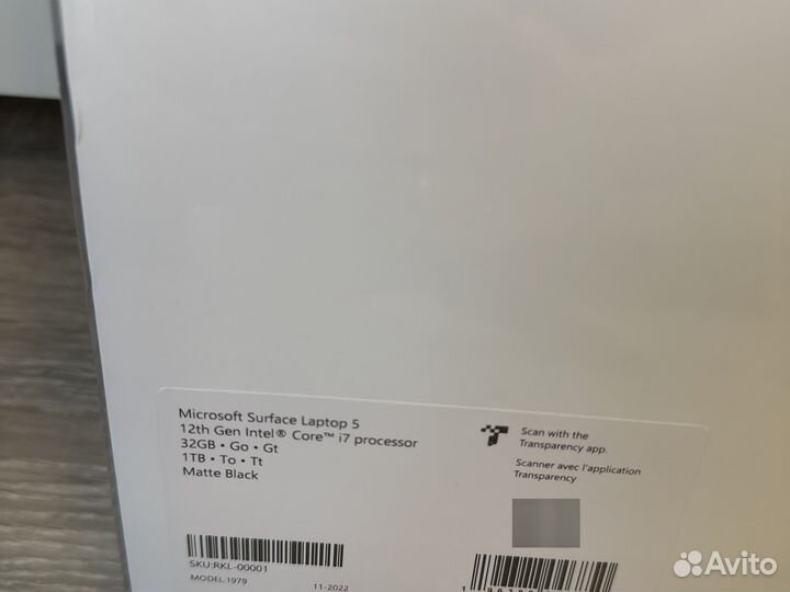Microsoft Surface Laptop 5 15 i7 1TB 32GB новый