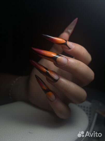 Маникюр, наращивание, crazy наращивание, гель-лак