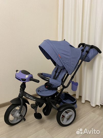 Детский трехколесный велосипед techteam luxury