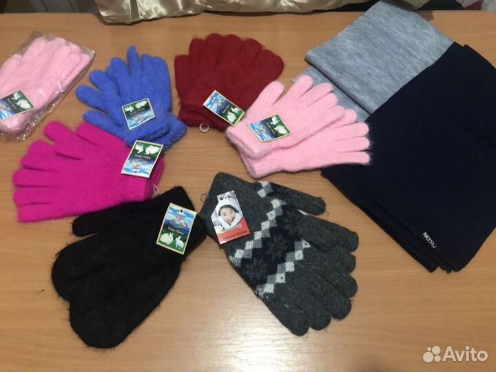 Перчатки рукавички шарфики