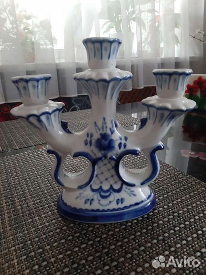 Гжель СССР посуда