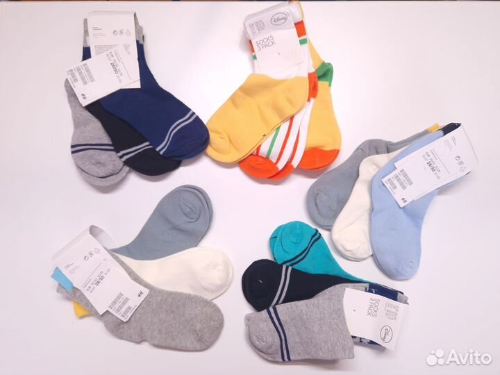 Новые носки hm 28-30 для мальчика