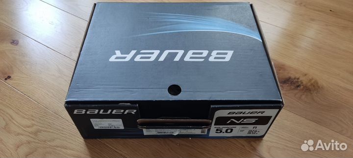 Хоккейные коньки bauer размер 38,5. 5.0