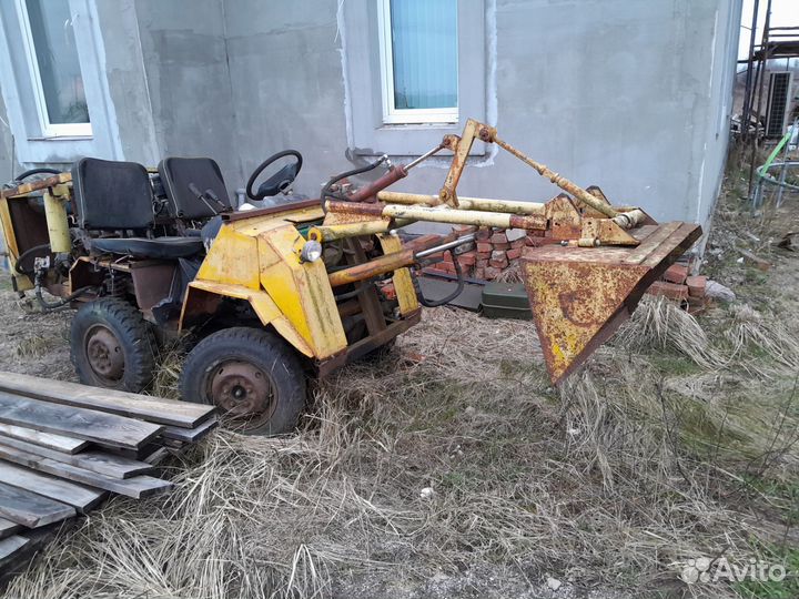 Самодельный мини трактор погрузчик