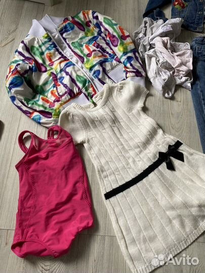 Вещи пакетом на девочку 104-110