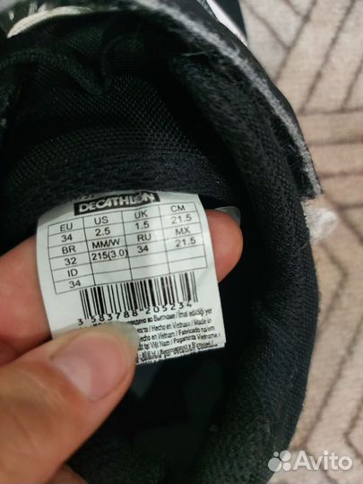 Кроссовки Декатлон б/у 34 размер