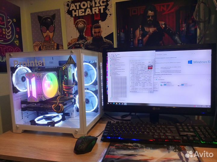Игровой пк/видео ddr6 8gb/intel12ядер/16gb