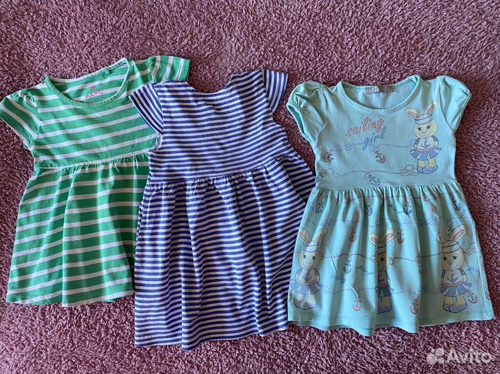 Платья для девочки размер 80-86