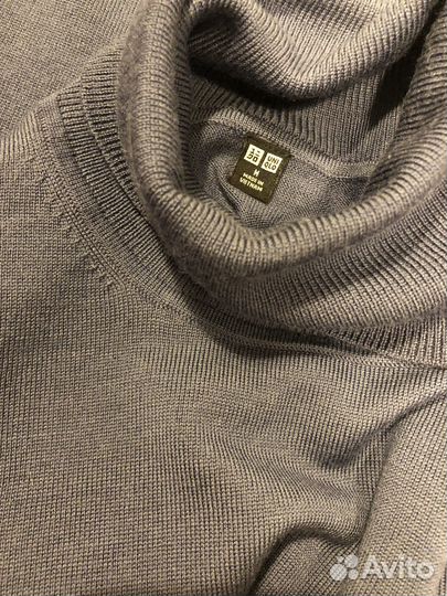 Uniqlo 44/46 шерстяная водолазка