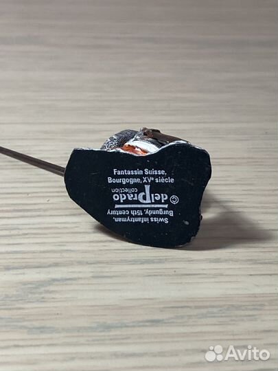 Del Prado. Swiss infantryman, Burgundy, 15th с