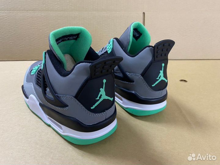 Nike Air Jordan 4 Retro Green Glow Qual