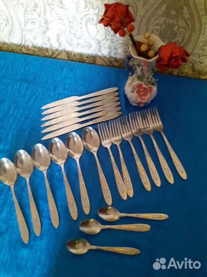 Набор столовых приборов СССР нержавейка