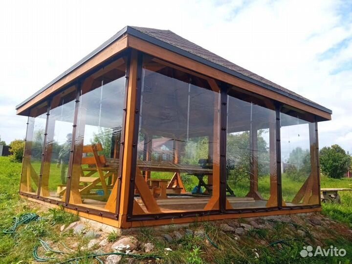 Окна для беседки